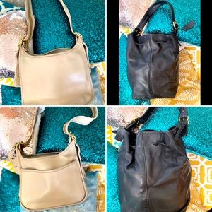 Leather bags crossbody & shoulder hobo style bags